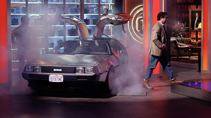 MasterChef Celebrity - Viajamos a los 90 en un DeLorean en MasterChef Celebrity Legends