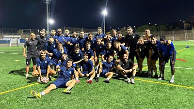 Sporting de Hortaleza - Sevilla CF: la magia de los "profesionales por un d�a"