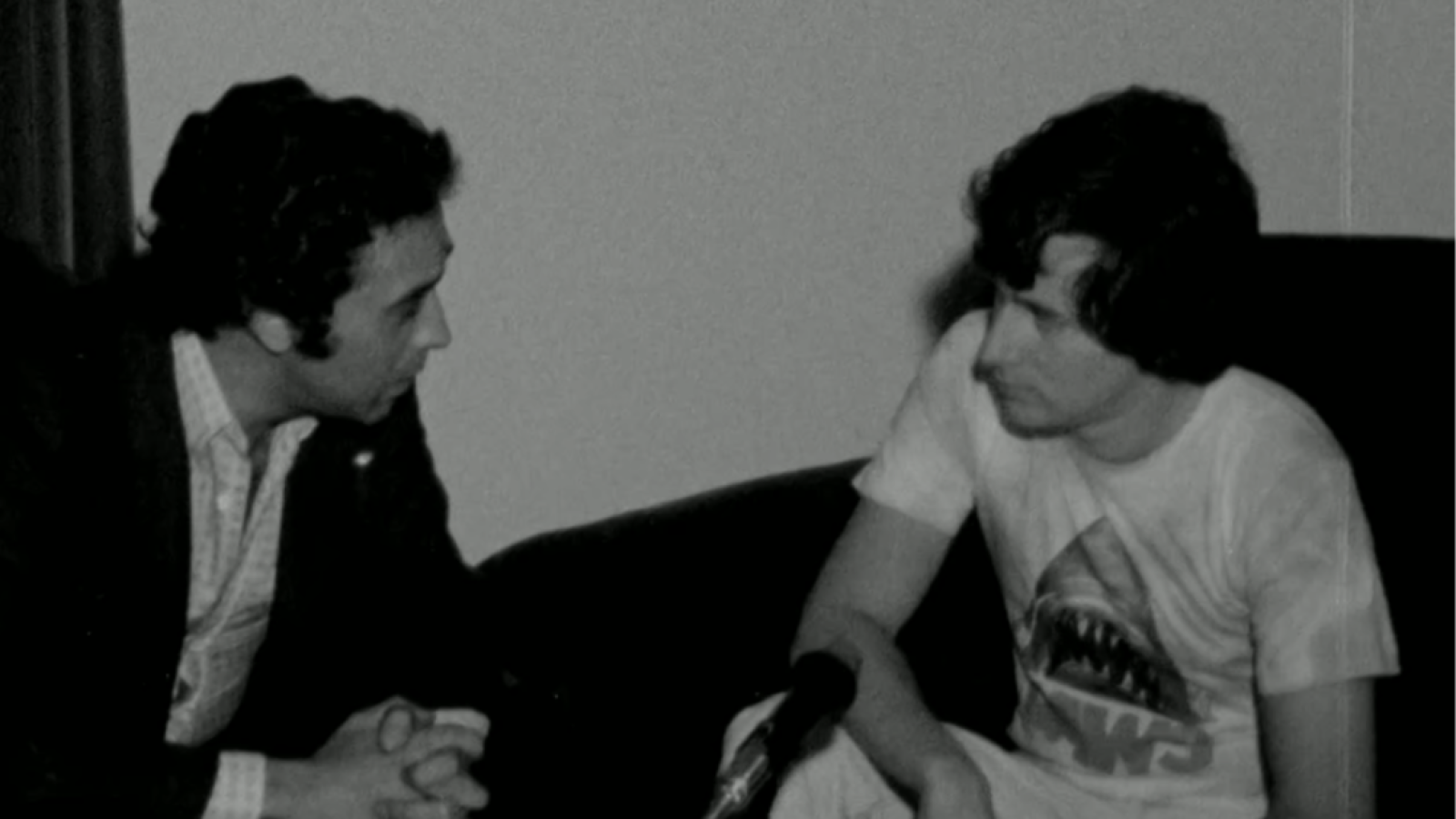 El director de cine, Steven Spielberg, en una entrevista de archivo con TVE