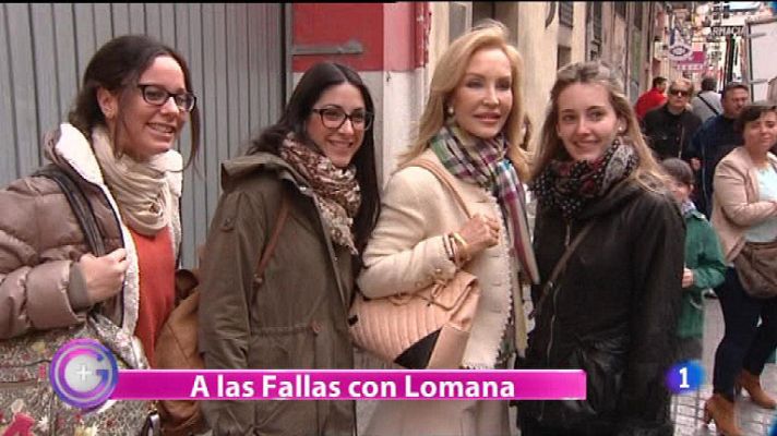 +Gente - A las Fallas con Carmen Lomana