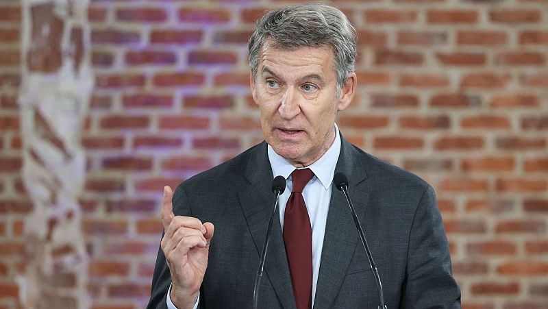 El presidente del Partido Popular, Alberto Núñez Feijóo