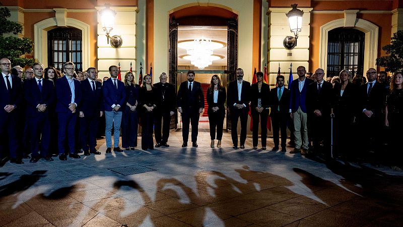 Minuto de silencio en Murcia