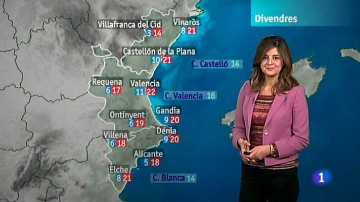 L'informatiu - Comunitat Valenciana - El tiempo en la Comunidad Valenciana - 21/03/13