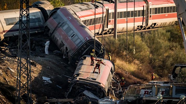 Telediario 2 - Entrevista a Antonio Jiménez Barca, superviviente del accidente de Urda