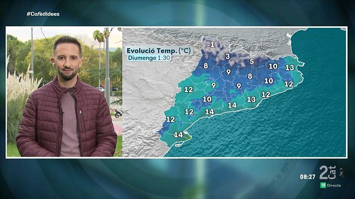 El temps - Sol, núvols i ruixats a l'Ebre, abans d'una Castanyada freda i tranquil·la