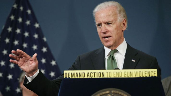 Telediario 1 - Biden exige coraje al Congreso de EE.UU. para vetar armas de asalto