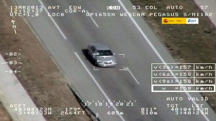 Telediario 1 - Pegasus controla la velocidad