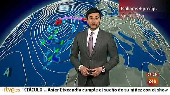 El tiempo - Precipitaciones intensas en el suroeste peninsular