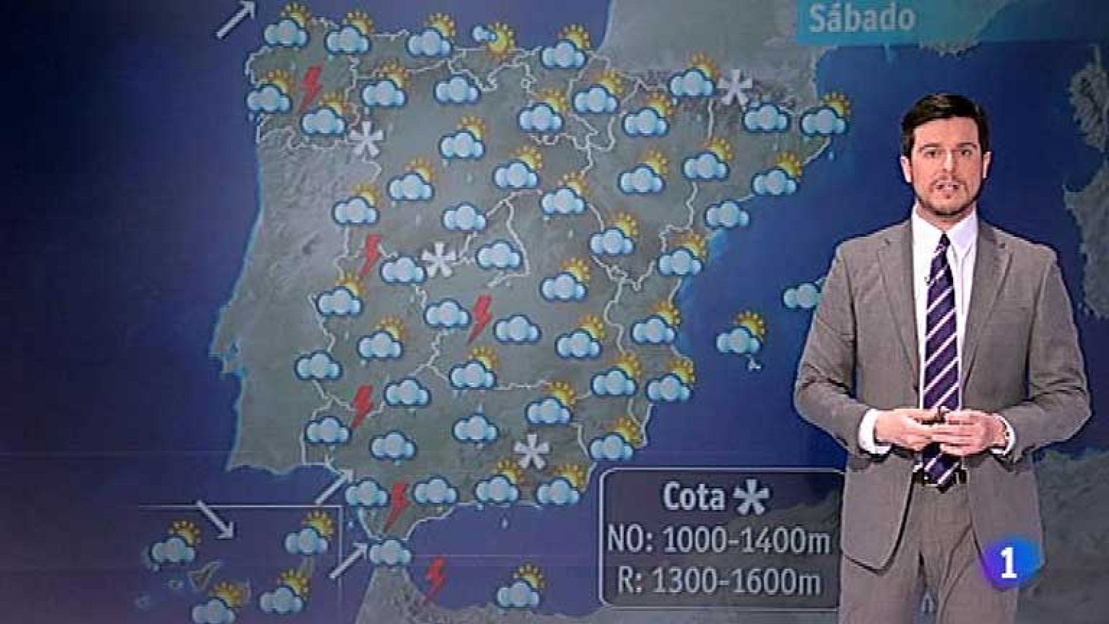 Precipitaciones intensas en el suroeste peninsular