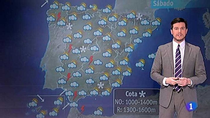 El tiempo - Lluvias en el suroeste