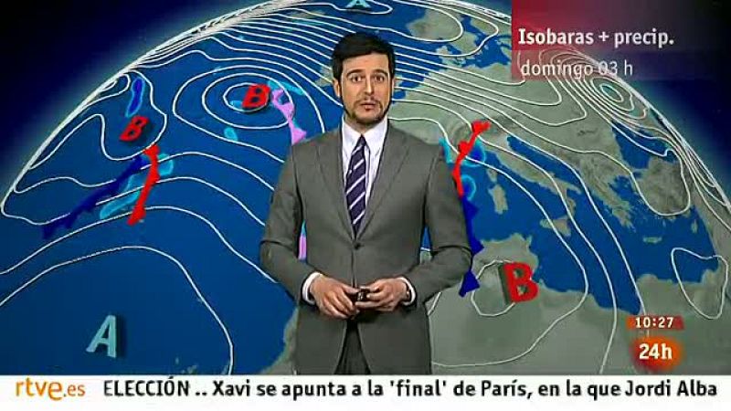 Cielos muy nubosos en la mayor parte de la península y Baleares - El tiempo | Ver