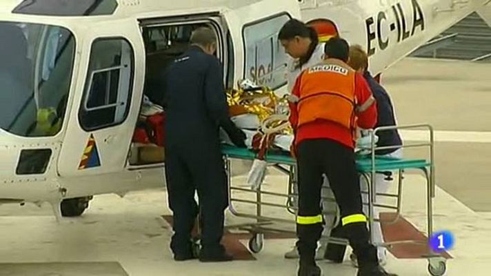 Telediario 1 - Una menor, en estado crítico tras ser sepultada por un alud en Formigal