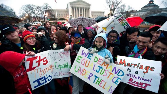 Telediario 1 - Debate matrimonio homosexual