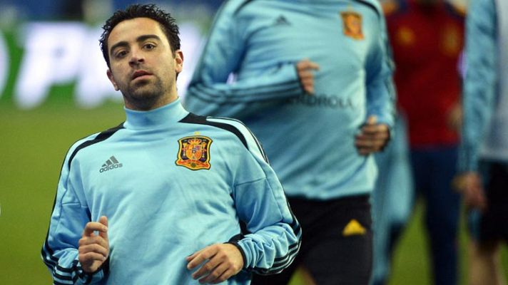 Telediario 1 - Xavi Hernández y Xabi Alonso, claves contra Francia