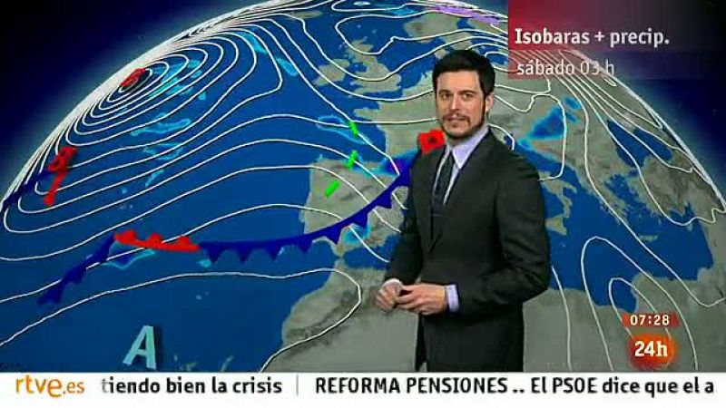 Descenso térmico en la mitad norte y ligero ascenso en Andalucía y Canarias - El tiempo | Ver