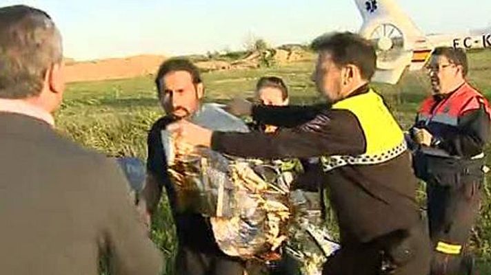 Informativo 24h - Un ganadero pacense es rescatado tras cinco horas atrapado en un río