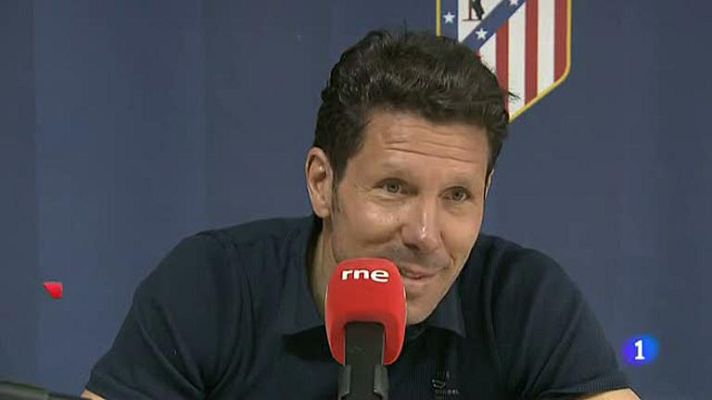 Telediario 1 - Simeone: "No es lo mismo salir tercero que segundo"