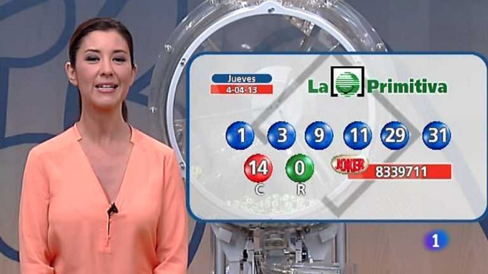 Lotería Nacional + Primitiva - 04/04/13 - Ver ahora