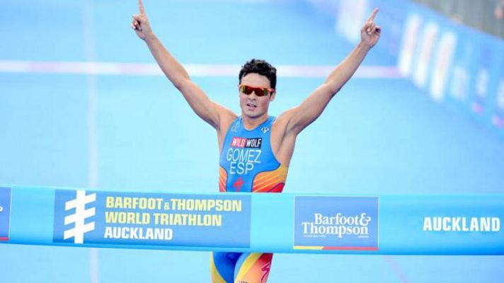 Telediario 1 - Gómez Noya inicia con triunfo las series mundiales de triatlón
