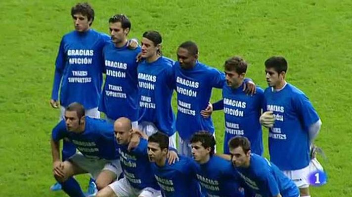Telediario 1 - Los accionistas del Oviedo celebran el 87º aniversario del club