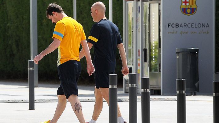 Telediario 1 - Messi apura para llegar a la Champions