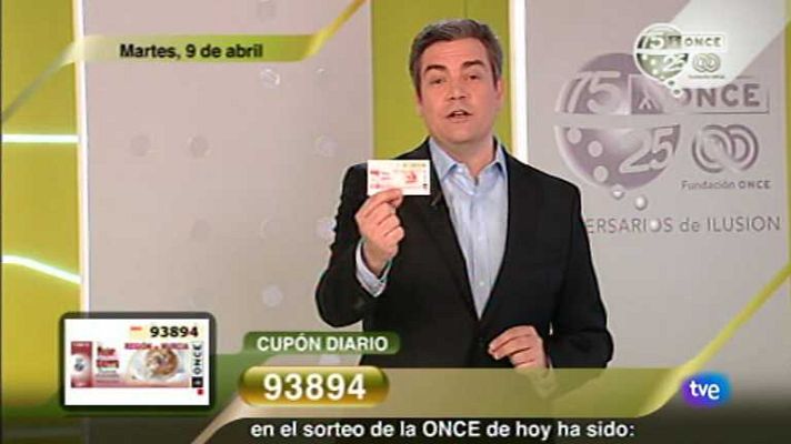Sorteos ONCE - Sorteo ONCE - 09/04/13