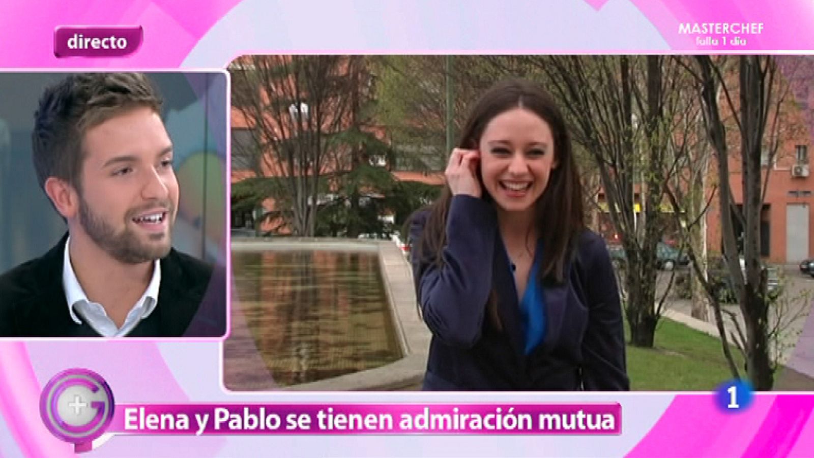 Pablo Alborán confiesa ser fan de la serie 'Cuéntame cómo pasó' y de algunos de sus actores como Elena Rivera.