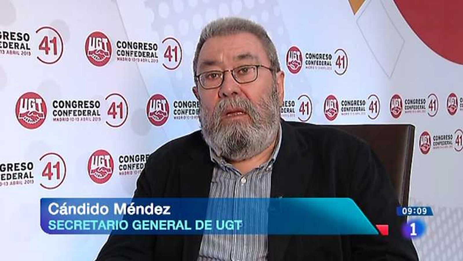 Los desayunos de TVE - Cándido Méndez, Secr.Gral.UGT / Josep Lluis Cleries, portavoz CIU en Senado - Ver ahora