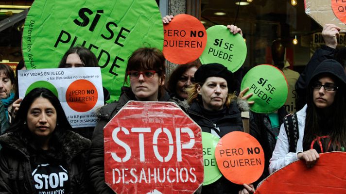 Telediario 1 - Distancia para los "escraches"