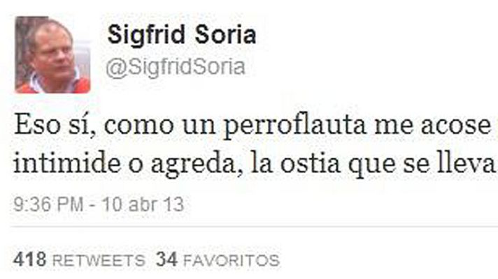 La 2 Noticias - Respuesta violenta en Twitter contra los escraches