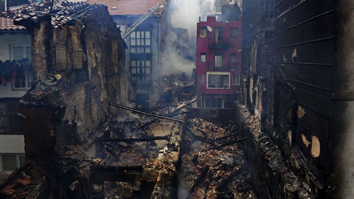 Telediario 1 - Investigación de los incendios