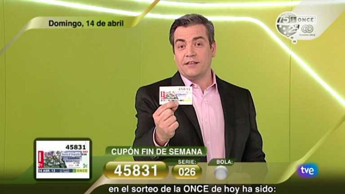 Sorteos ONCE - Sorteo ONCE - 14/04/13