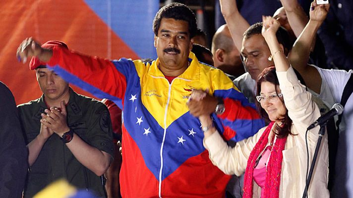 Telediario 1 - Maduro gana por apenas 300.000 voto