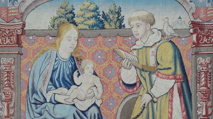 Telediario 1 - La policía estadounidense devuelve a España un tapìz del s. XVI