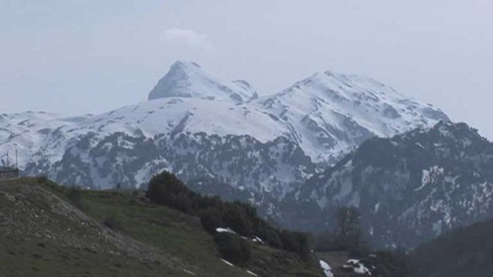 El tiempo - Nevadas en el Pirineo navarro