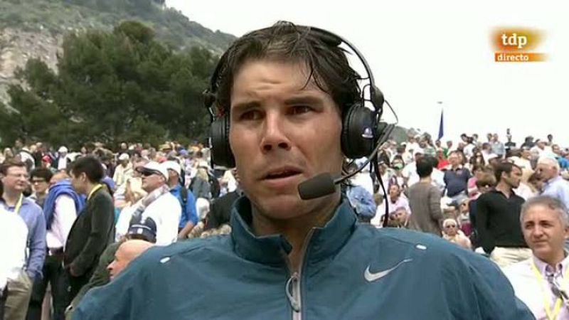 Nadal: "Me ha sorprendido Dimitrov"