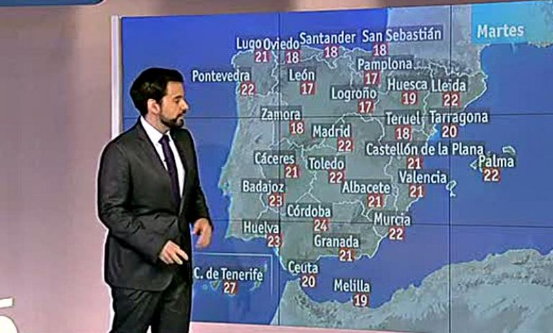 Temperaturas diurnas en descenso en la mayor parte del país - El tiempo | Ver