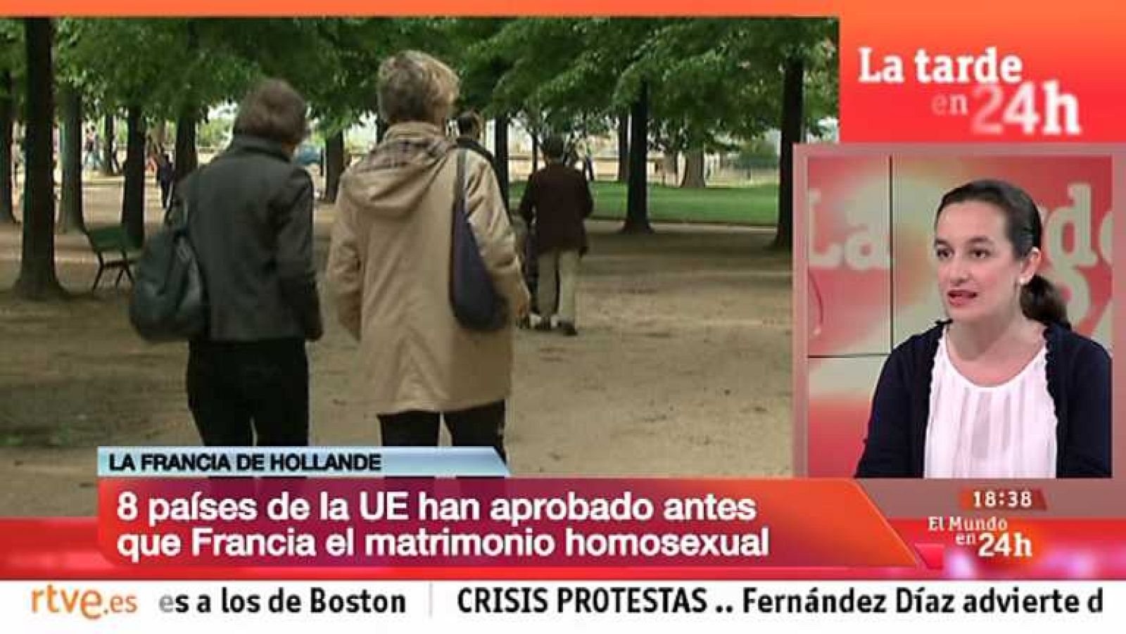 La tarde en 24 horas - El mundo en 24 h. - 23/04/13 - Ver ahora