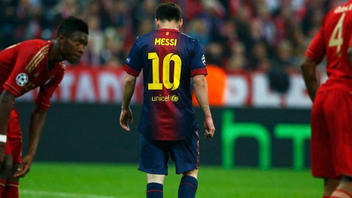 Telediario 1 - El Bayern golea al Barcelona en las semifinales de Champions