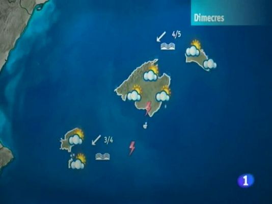 Informatiu Balear - El temps a les Illes Balears - 24/04/13