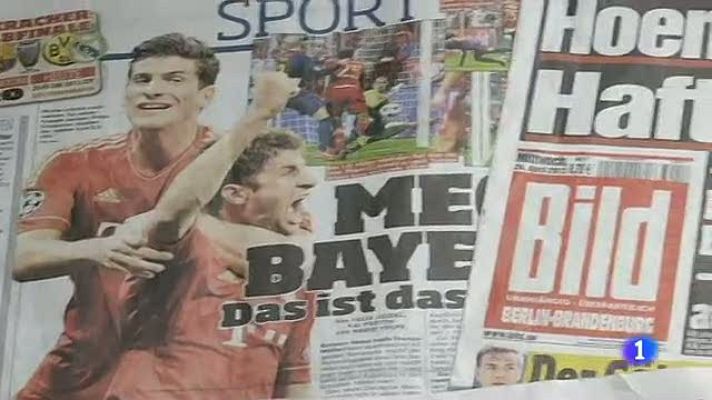 Telediario 1 - Euforia en Alemania y tristeza en la prensa española