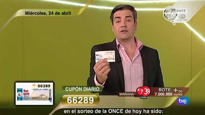 Sorteos ONCE - Sorteo ONCE - 24/04/13