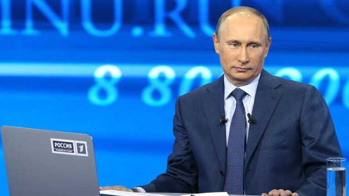 Telediario 1 - 5 horas de preguntas para Putin
