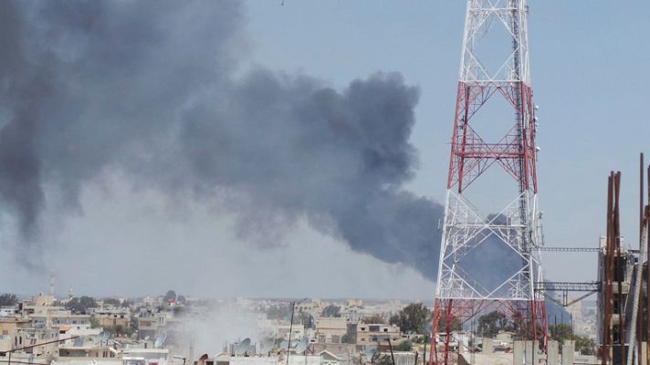 Telediario 1 - Asad pudo haber usado gas sarín