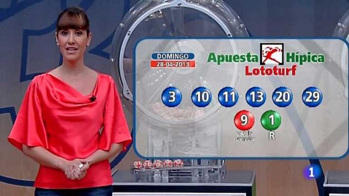Loterías - Lototurf + Gordo Primitiva - 28/04/13