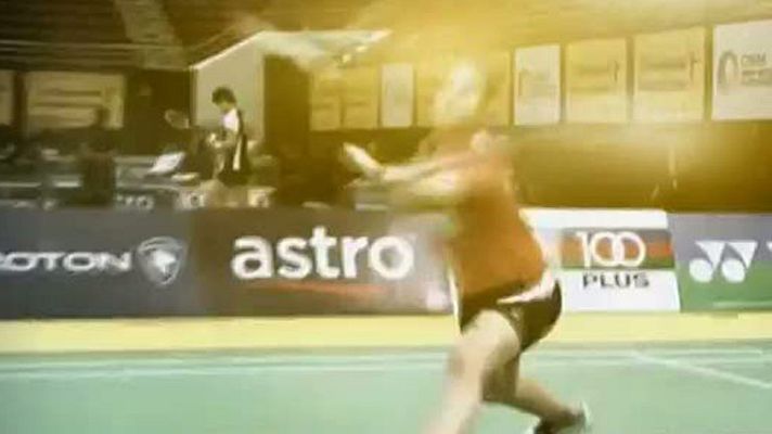 Telediario 1 - Carolina Marín, mejor jugadora europea de Badminton