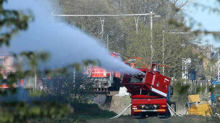 Informativo 24h - Arde tren con químicos en Bélgica