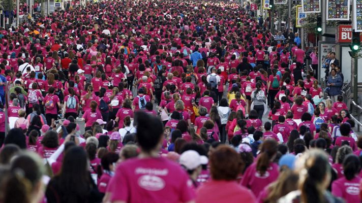 Telediario 1 - Madrid acoge la décima edición de la 'Carrera por la mujer'