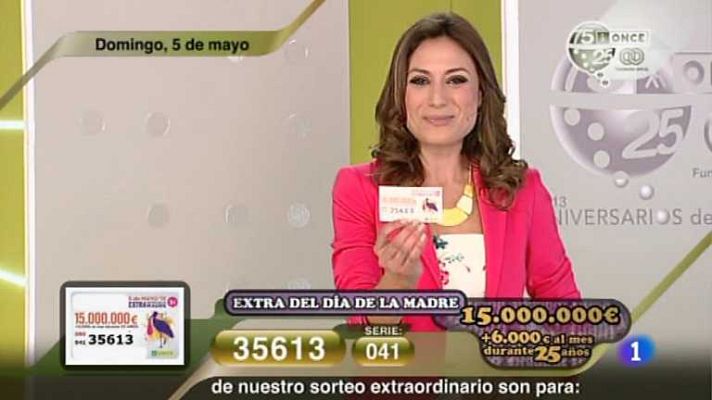 Sorteos ONCE - Sorteo ONCE - 05/05/13