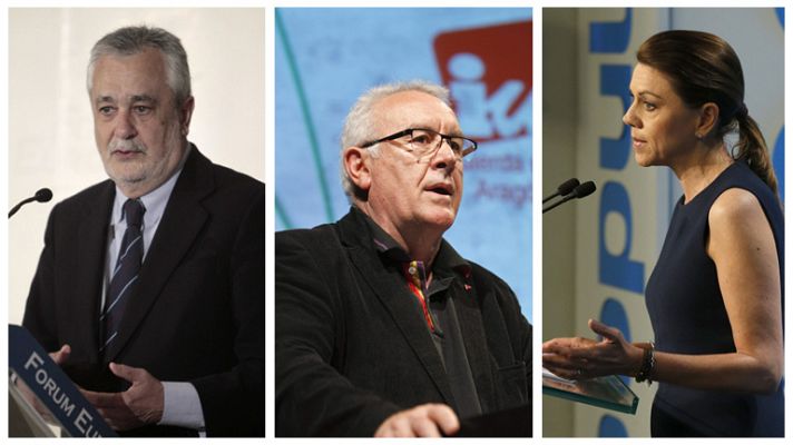 Telediario 1 - Reacciones políticas sobre el paro